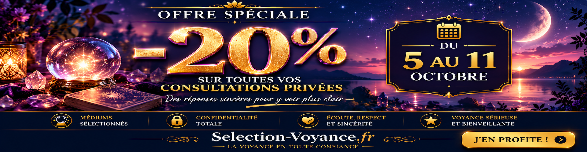 Offre spéciale 20% sur votre compte membre du 05 au 11 Octobre 2026.

Maximum 100 euros - valable une seule fois.